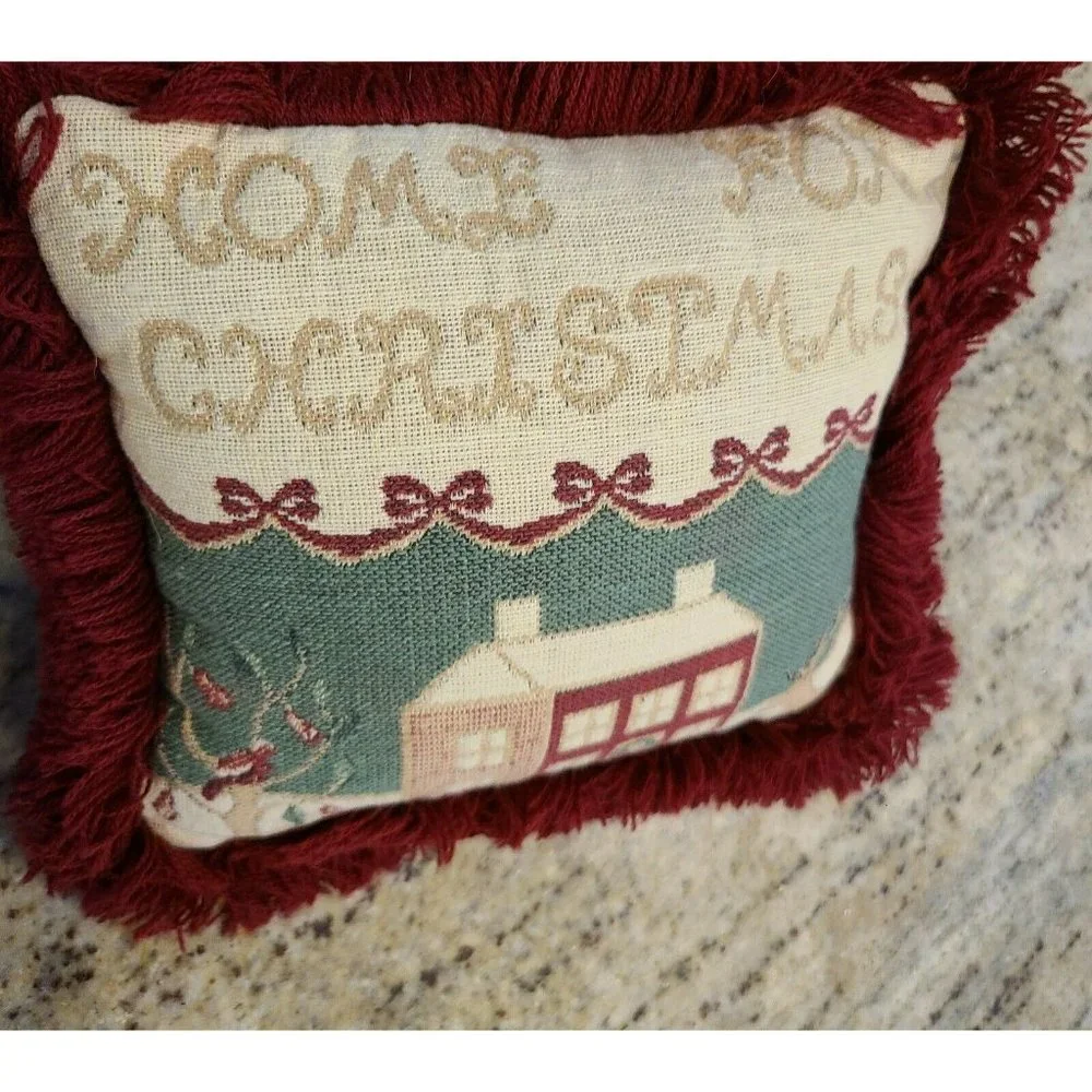 Vintage RIVERDALE Home For Christmas Tapestry 9